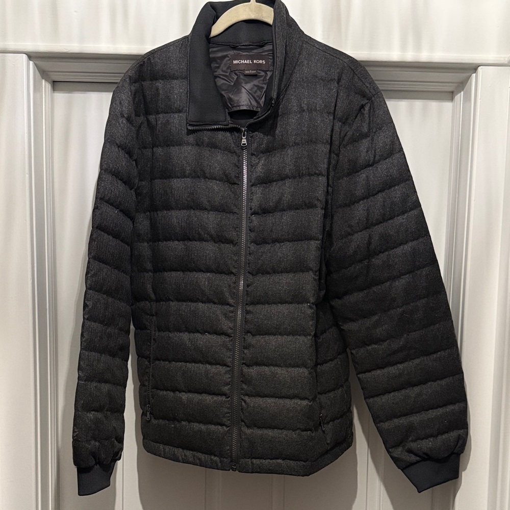 Michael Kors Men's Charcoal Puffer Jacket